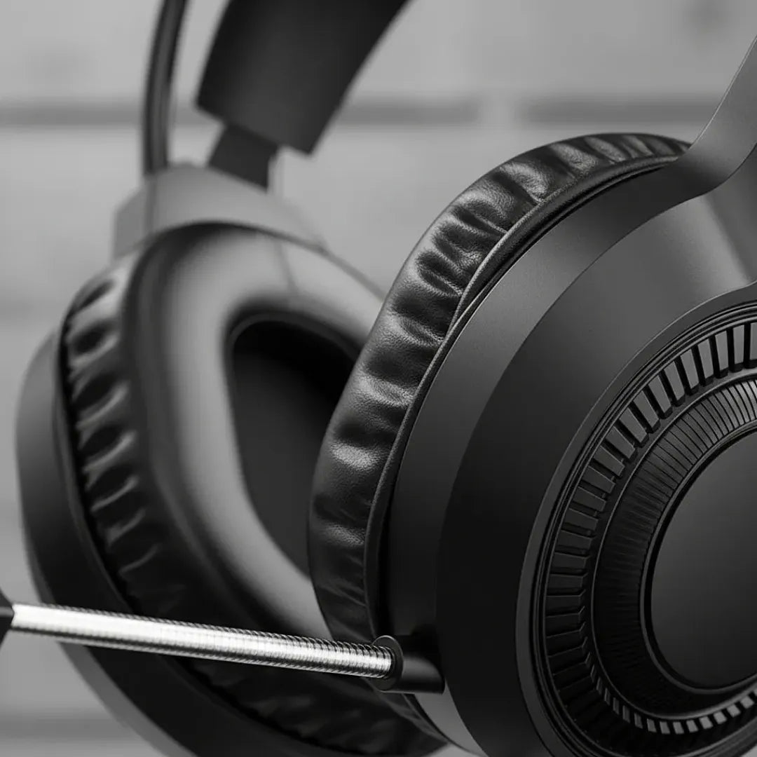 AURICULARES GAMER WEIBO G61 LED RGB CON MICRÓFONO FLEXIBLE Y SONIDO ESTÉREO ENVOLVENTE PARA PC PS4 XBOX Y NINTENDO SWITCH