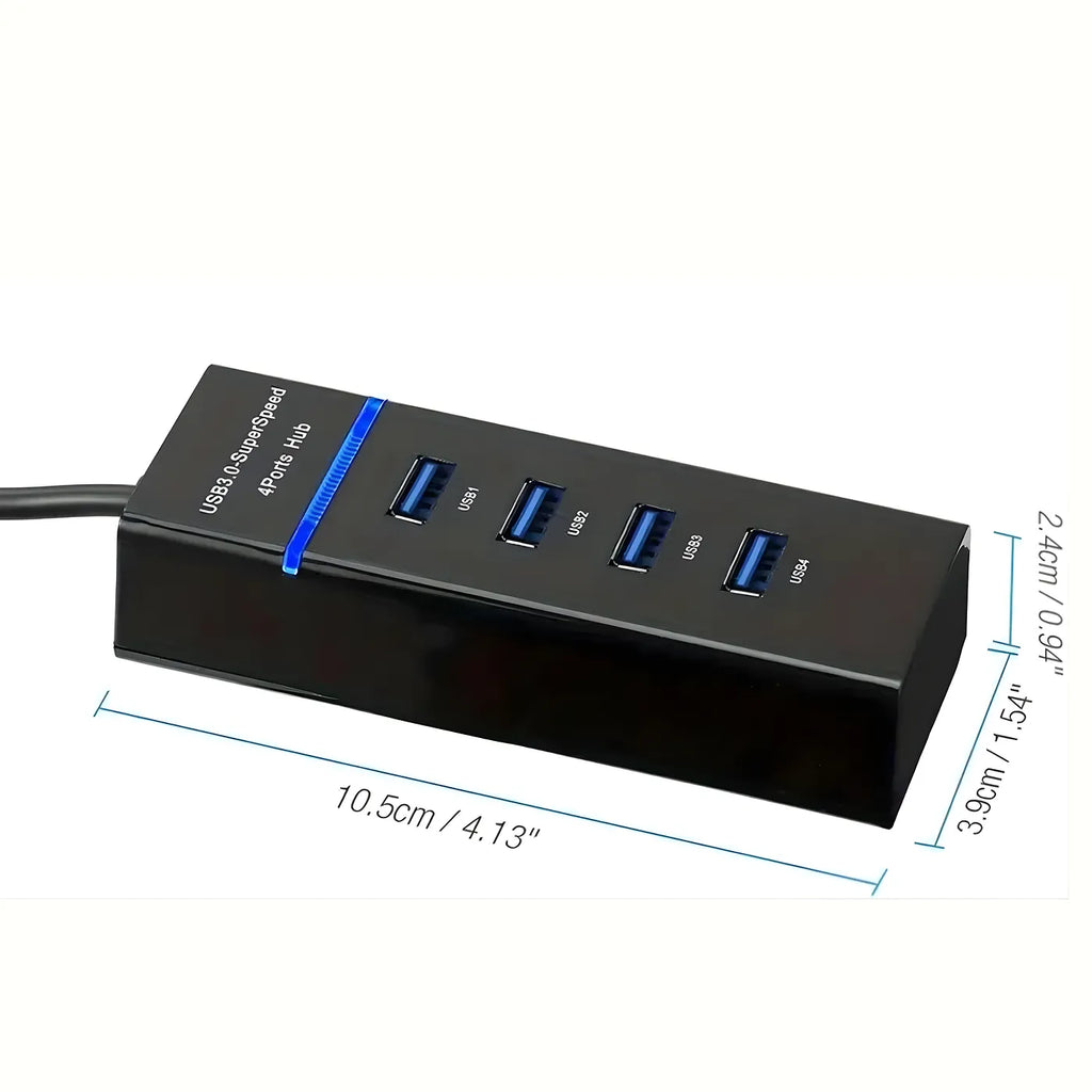 Regleta USB de 4 Puertos