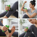 MINI PISTOLA MASAJEADORA MUSCULAR ELÉCTRICA PORTÁTIL RECARGABLE USB CON CABEZAL DE IMPACTO PARA ALIVIO DE TENSIÓN Y RECUPERACIÓN DEPORTIVA