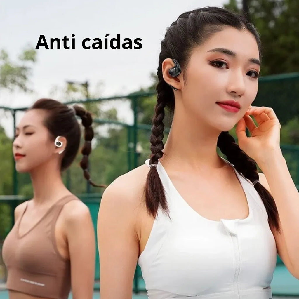 AUDÍFONOS INALÁMBRICOS EZRA EZ-O66 OPEN-EAR DEPORTIVOS ANTI CAÍDAS Y RESISTENCIA AL SUDOR