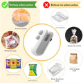 MÁQUINA SELLADORA PORTÁTIL DE BOLSAS RECARGABLE - MINI SELLADOR TÉRMICO DE MANO 2 EN 1 PARA CONSERVACIÓN DE ALIMENTOS Y SNACKS